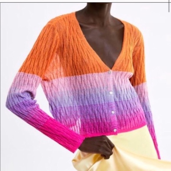 Zara Sweaters - Zara multicolor cardigan